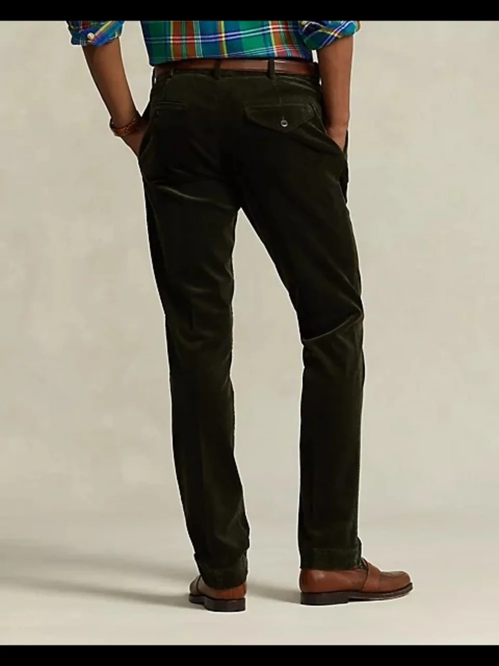 Polo by Ralph Lauren Dark Green Corduroy Trousers
